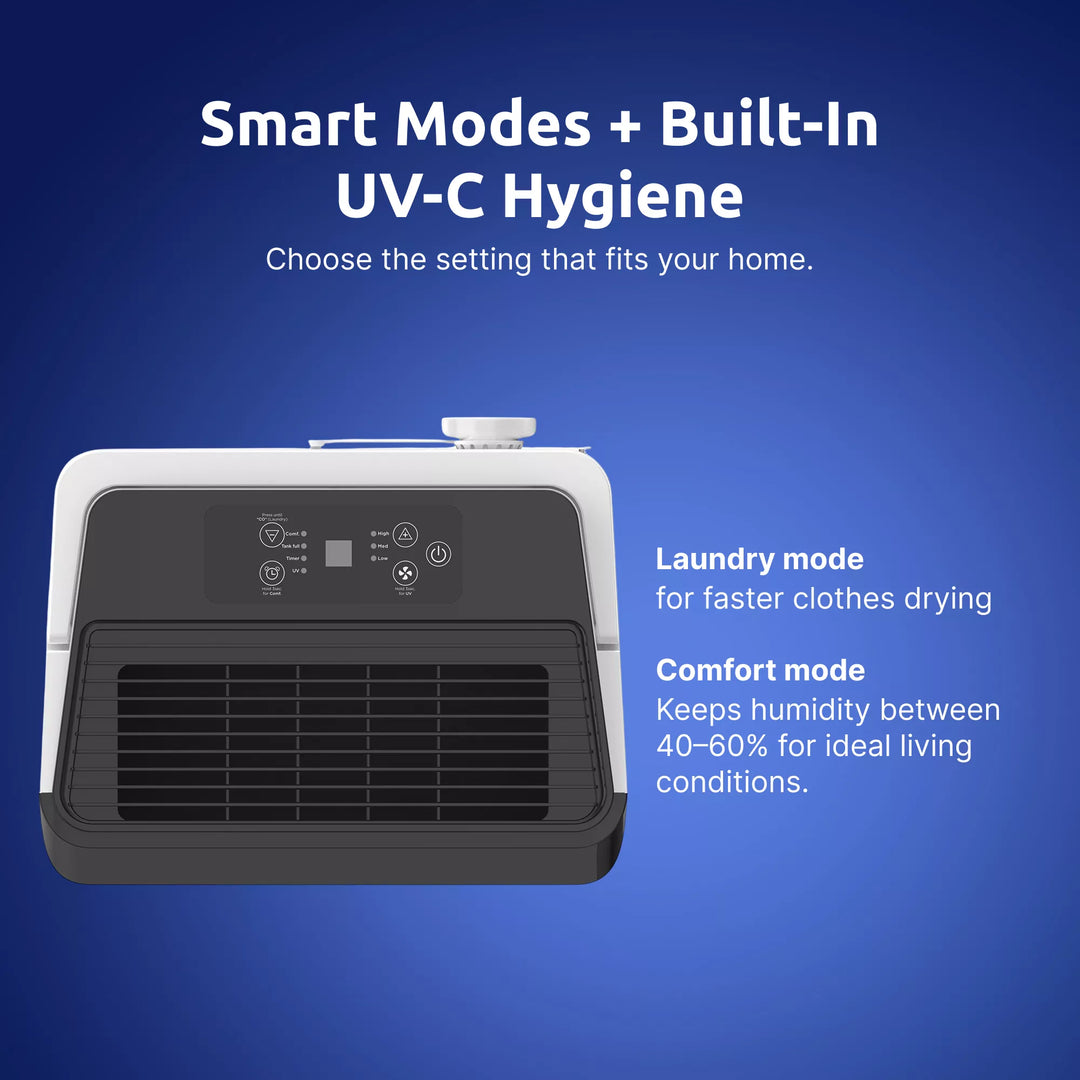 ZD/120 — Zeni DryPure™ 20L Dehumidifier + HEPA 13 Air Purifier (Medium)