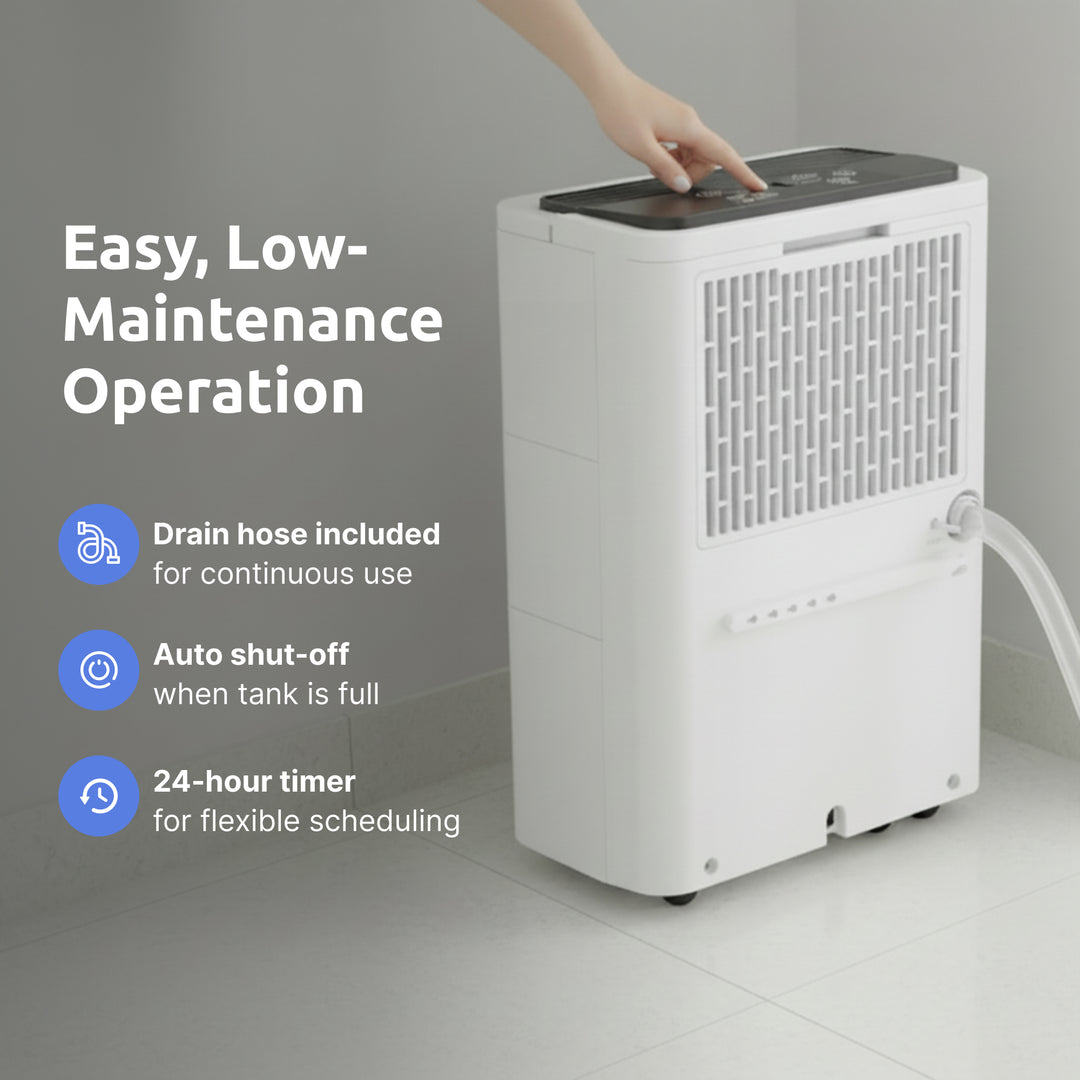 ZD/130 — Zeni DryPure™ 30L  Dehumidifier with UV-C Technology (Large Rooms)