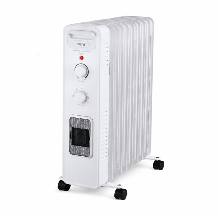 ZO/100 — Zeni HeatCore™ 11-Fin Hybrid Oil Radiator + PTC Fan