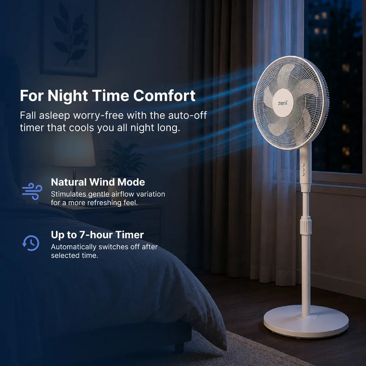 ZF/401 - Zeni Airis™ Stand Fan 16-Inch
