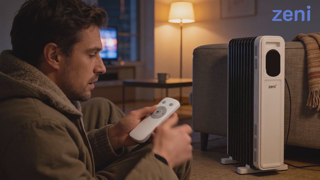 ZO/102 — Zeni HeatCore™ Digital Oil Radiator with Remote + ECO Mode