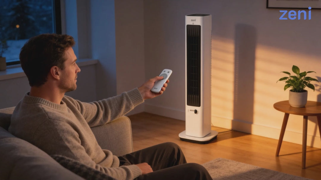 ZH/201 — Zeni All-Season™ Tower 2200W (Heater + Fan Combo)